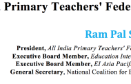 Tüm Hindistan İlkokul Öğretmenleri Federasyonu Başkanı Rampal Singh ile Söyleşi – Kumar Ratan