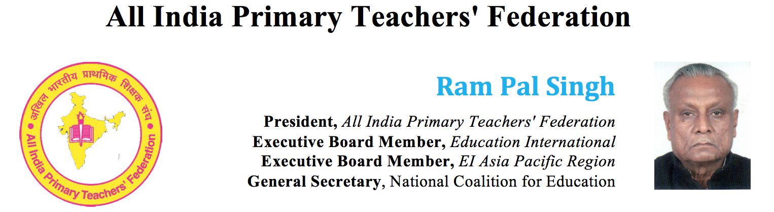 Tüm Hindistan İlkokul Öğretmenleri Federasyonu Başkanı Rampal Singh ile Söyleşi – Kumar Ratan